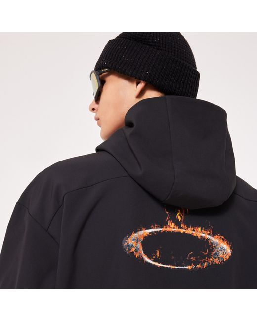 Oakley Solar Rail Softshell Hoodie - Color: Black for men
