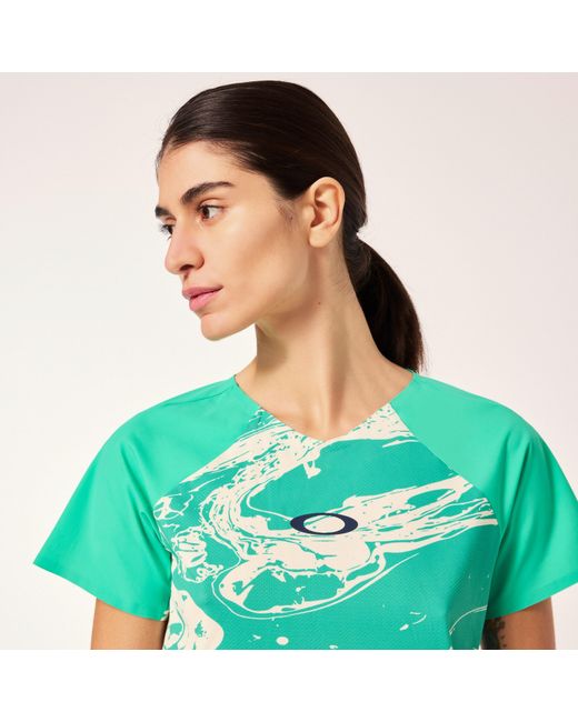 Oakley Green W Seeker Airline Ss Jersey