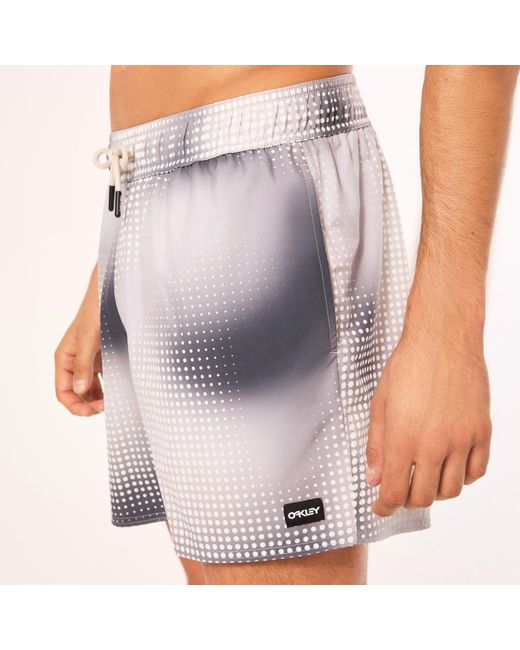 Oakley Pink Sand Pixel Rc 16 Beachshort - Color: Gray for men