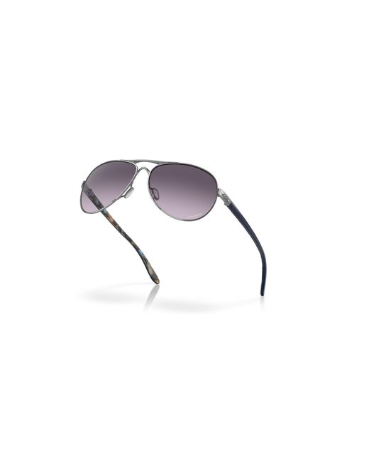Oakley Blue Polished Black Feedback Unity Collection Sunglasses