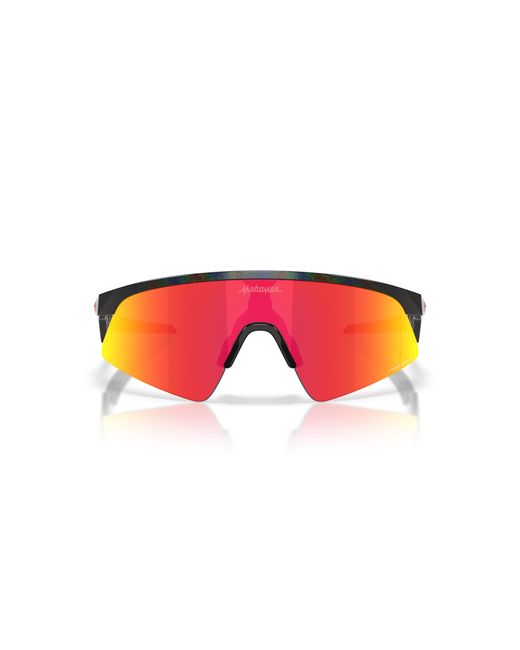 Oakley Black Resistor Sweep® (youth Fit) Patrick Mahomes Ii Collection Sunglasses - Color: Dark Galaxy for men