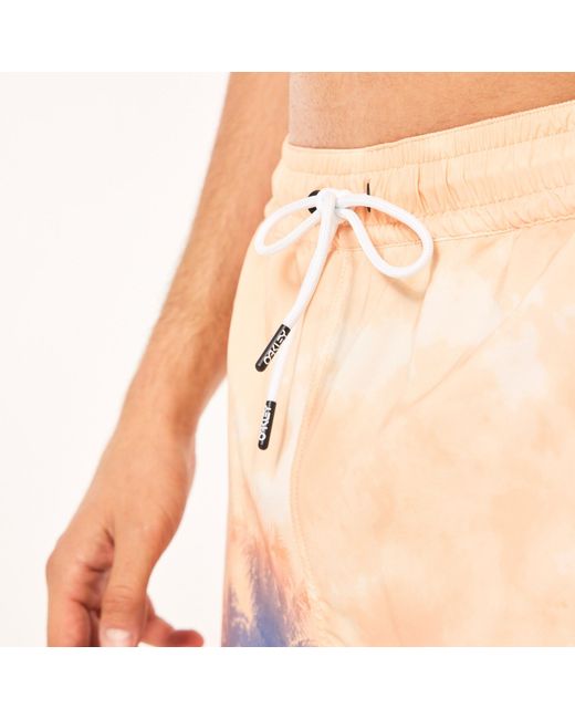 Oakley Pink Canary Palms Rc 18 Beachshort - Color: Orange for men