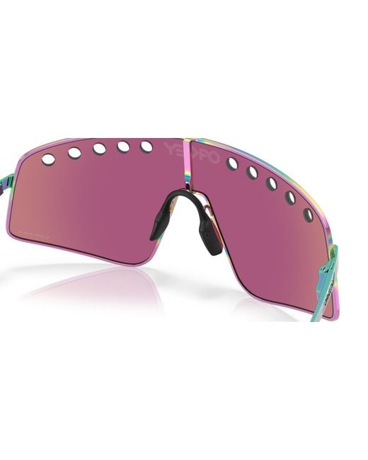 Oakley Green Sutrotm Ti Sweep Sunglasses - Color: Polished Oil Slick