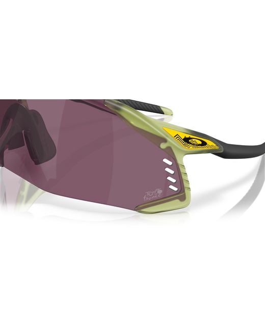 Oakley Purple 2026 Tour De Francetm Velo Katotm Sunglasses - Color: Transparent Fern
