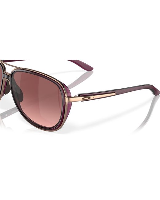 Oakley Crystal Raspberry Split Time Sunglasses in het Multicolor