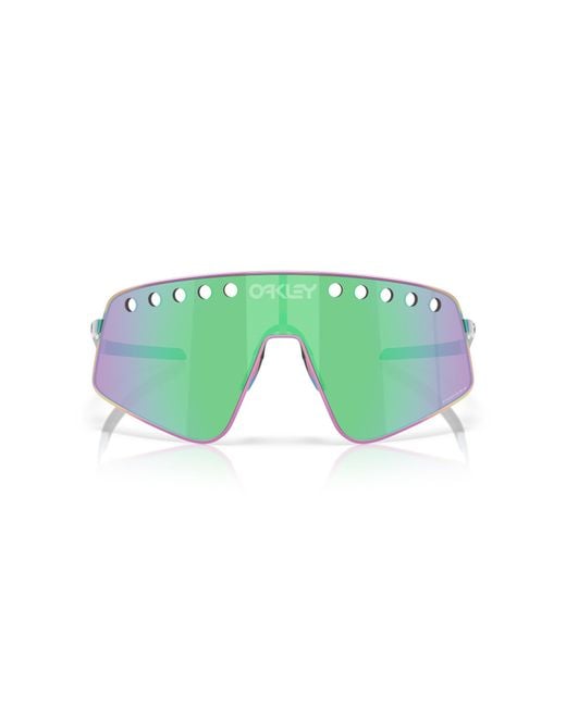 Oakley Green Sutrotm Ti Sweep Sunglasses - Color: Polished Oil Slick