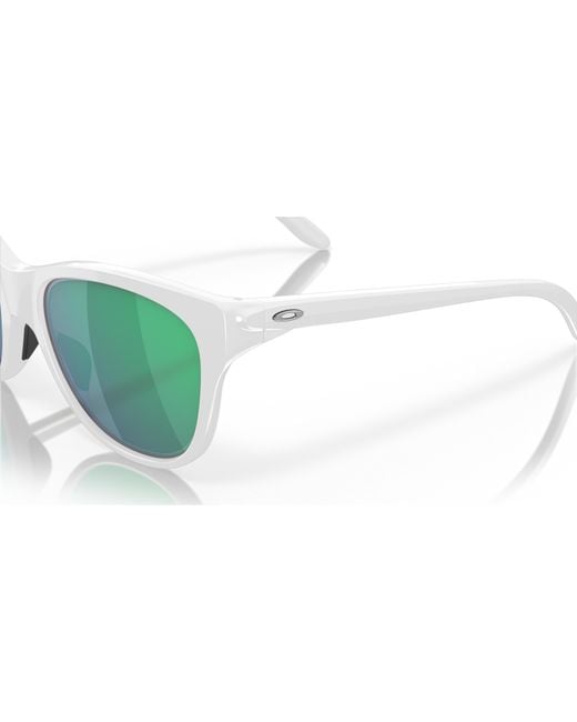 Oakley Green Hold Out Sunglasses - Color: White