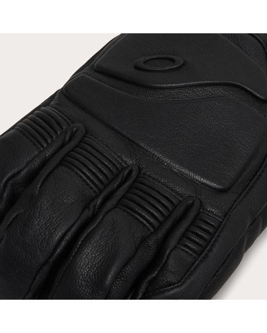 Oakley Black Peak Leather Gloves for men