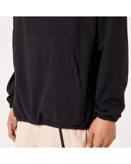 Oakley Black Solar Rail Softshell Hoodie for men