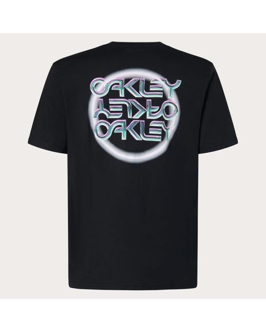 Oakley Blue Mtl Ringed B1B Tee for men