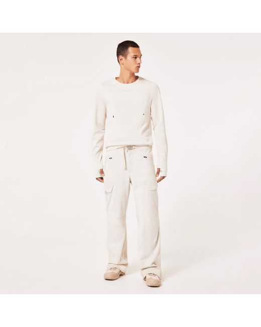 Oakley White Latitude Flex Tech Pant for men