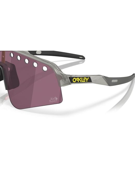 Oakley Purple 2026 Tour De Francetm Sutro Lite Sweep Sunglasses - Color: Grey for men