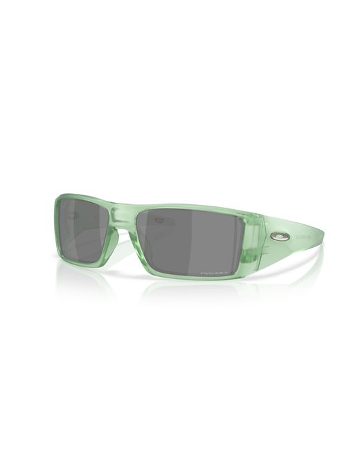 Oakley Black Heliostat Sunglasses - Color: Matte Transparent Jade for men