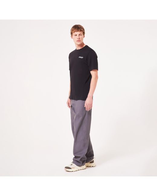Oakley Blue Mtl Ringed B1B Tee for men