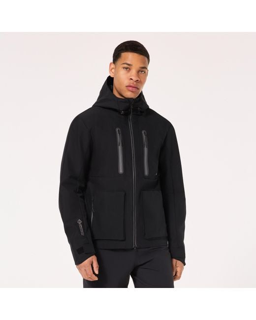 Oakley Black Latitude Gore-tex Rc Jacket for men