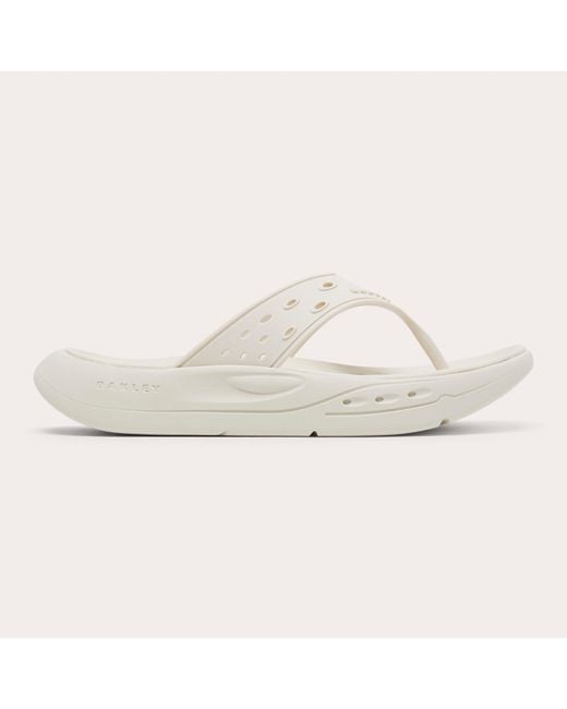 Oakley White Studio Flip Flop for men