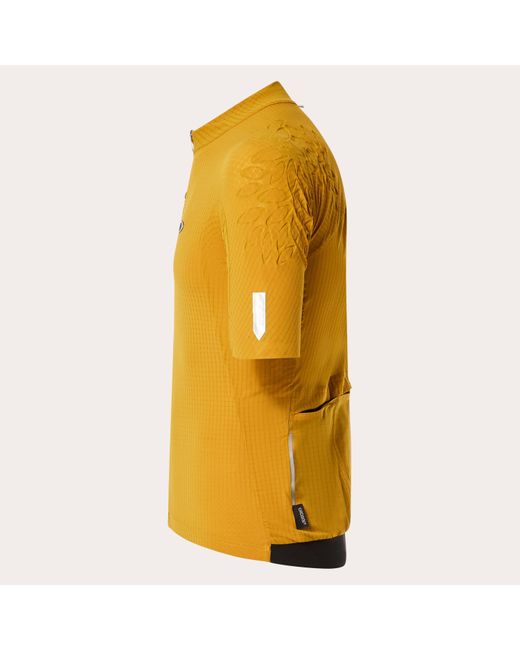Oakley Gridskin Pinstripe Ss Jersey in Yellow für Herren