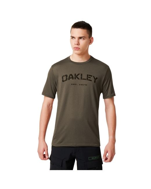Oakley Green Si Indoc Tee for men