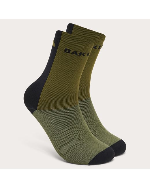 Oakley Green Icon Road Short Socks for men