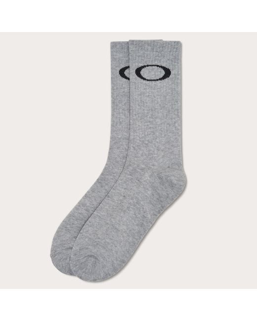 Oakley Gray Ellipse Crew Sock for men