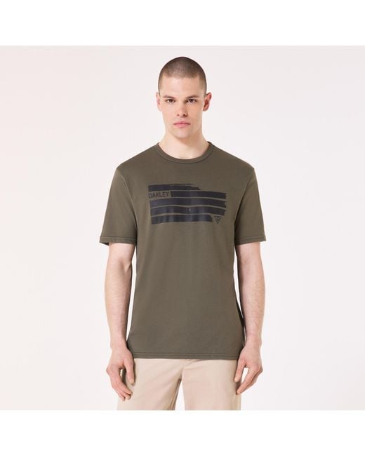 Oakley Gray Si Shadow Flag Tee for men