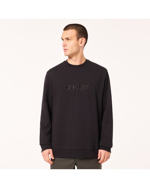 Oakley Black Embroidered B1B Crew Sweatshirt for men