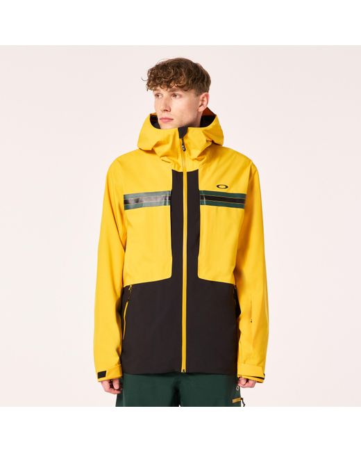 Oakley Tc Reduct Earth Shell Jacket - Color: Yellow/green for men