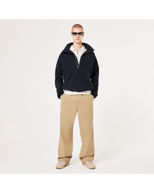 Oakley Black Half Zip Anorak for men