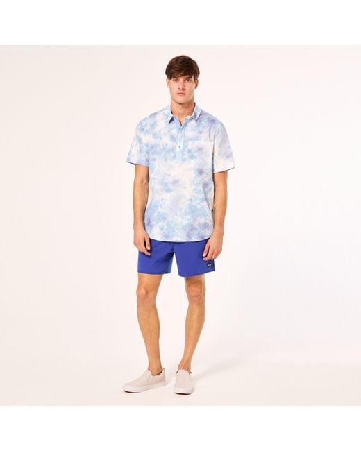 Oakley Blue Robinson Rc 16" Beachshort for men