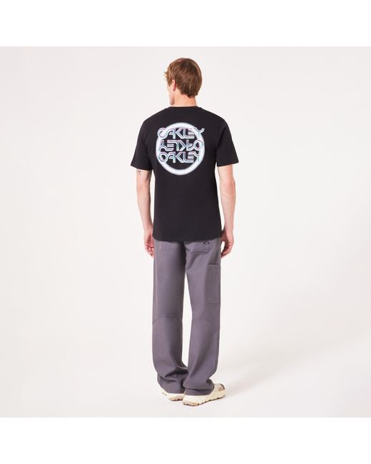Oakley Blue Mtl Ringed B1B Tee for men