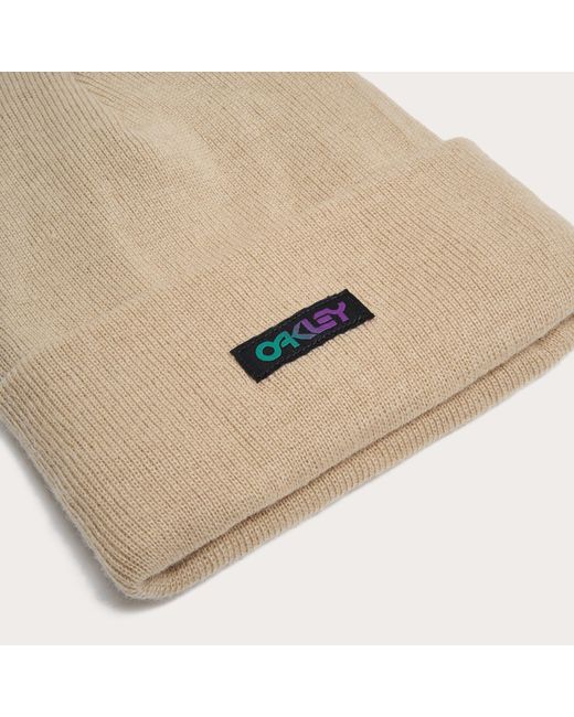 Oakley Herren B1b Gradient Patch Beanie in Natural für Herren