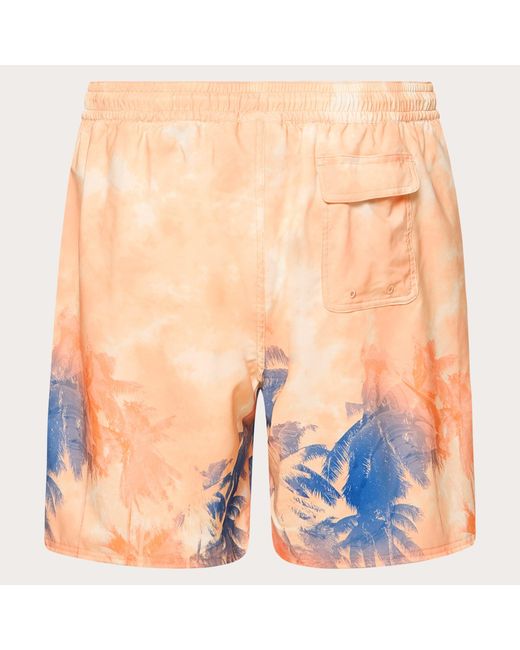 Oakley Pink Canary Palms Rc 18 Beachshort - Color: Orange for men