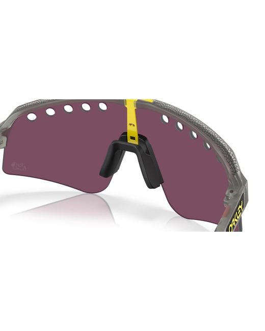 Oakley Purple 2026 Tour De Francetm Sutro Lite Sweep Sunglasses - Color: Grey for men