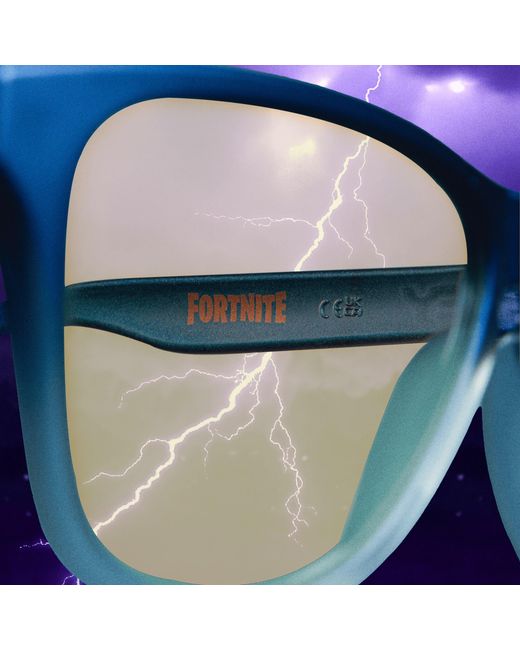 Oakley Black X Fortnitetm Frogskinstm S Sunglasses - Color: Blue/cyan for men