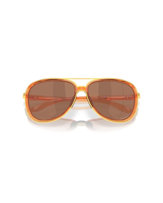 Oakley Black Split Time Sunglasses - Color: Transparent Ginger