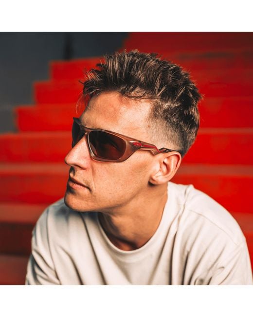 Oakley Black Lateralis Fabio Quartararo Signature Series Sunglasses - Color: Matte Sepia for men