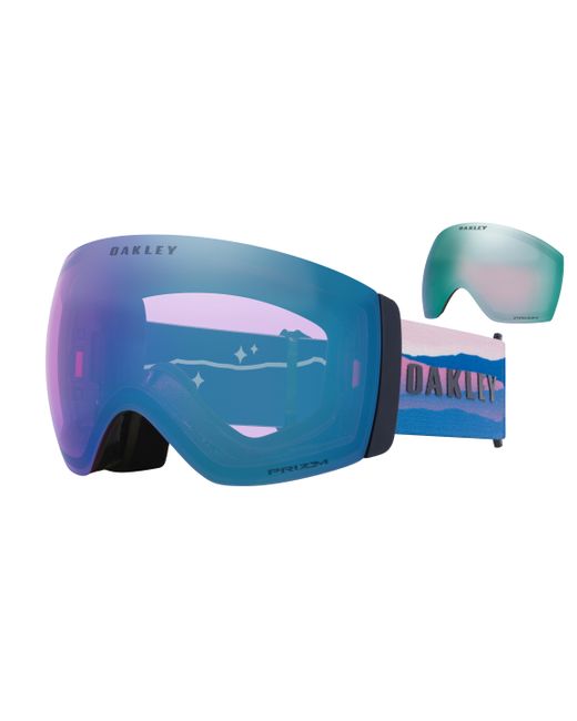 Oakley Blue Herren Flight DeckTM Pro L Mikaela Shiffrin Signature Series Snow Goggles