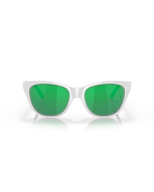 Oakley Green Hold Out Sunglasses - Color: White
