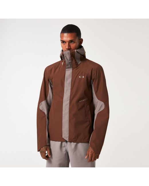 Oakley Brown Latitude Shell Jacket for men