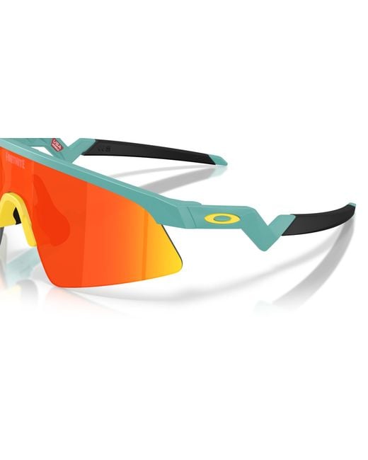 Oakley Black X Fortnitetm Fishstick Resistor Sweep (youth Fit) Sunglasses - Color: Matte Pacific for men
