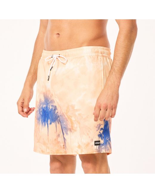 Oakley Pink Canary Palms Rc 18 Beachshort - Color: Orange for men