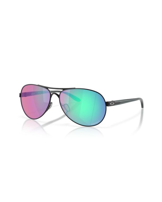 Oakley Blue Oo4079 Feedback Aviator Sunglasses