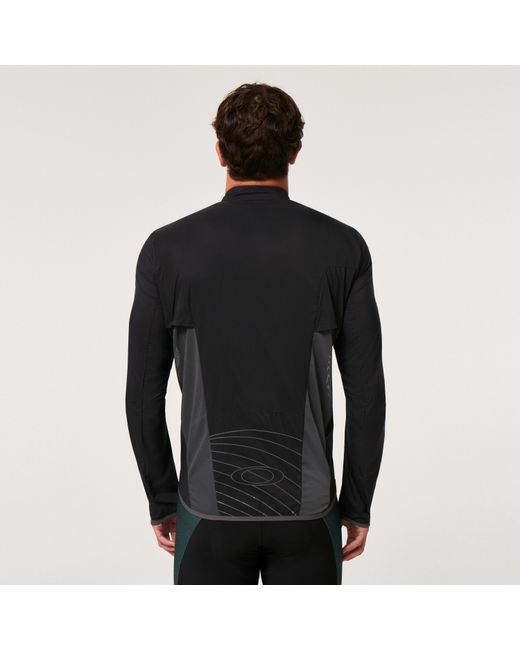 Oakley Black 'Endurance Packable Wind Jacket for men