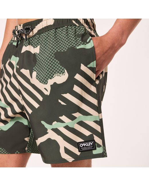 Oakley Herren Grip Camo Rc 18 Beachshort in Green für Herren