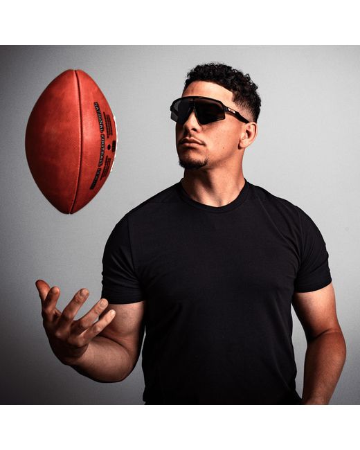 Oakley Black Sutro Lite Sweep Patrick Mahomes Ii Collection Sunglasses - Color: Dark Galaxy for men