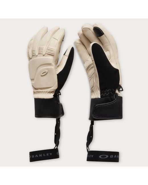 Oakley Men's Black Peak Leather Gloves
