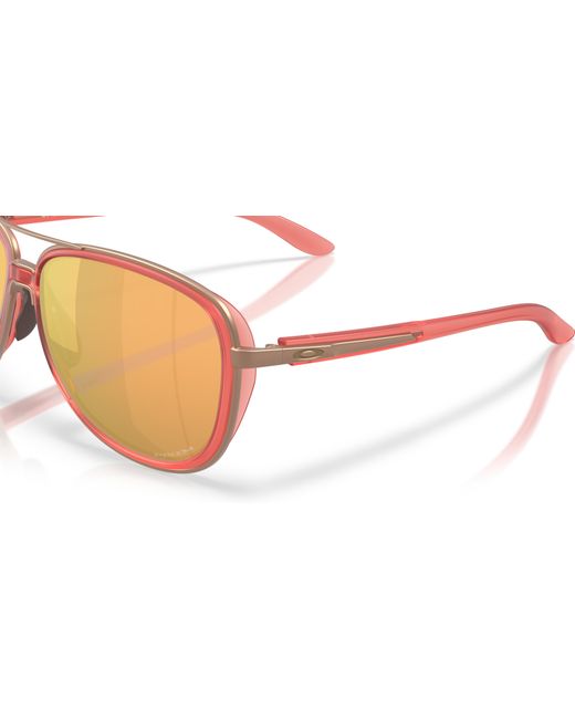 Oakley Black Split Time Sunglasses - Color: Matte Translucent Peach