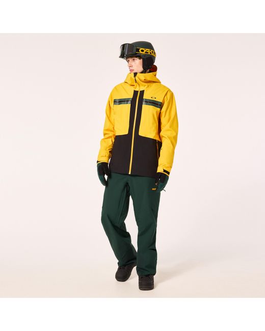 Oakley Tc Reduct Earth Shell Jacket - Color: Yellow/green for men