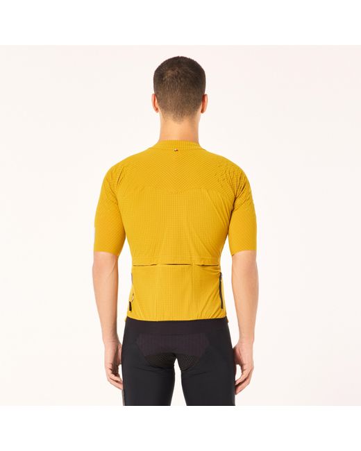 Oakley Gridskin Pinstripe Ss Jersey in Yellow für Herren
