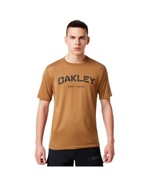 Oakley Brown Si Indoc Tee for men